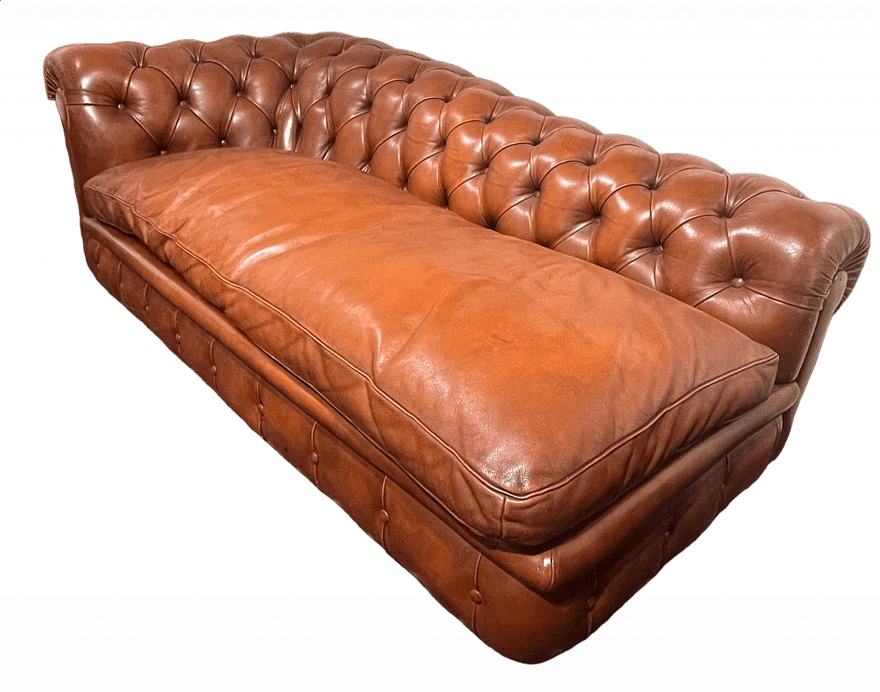 Paolina leather sofa for Frau, 1980s 6
