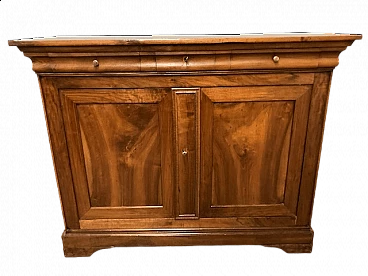 Louis Philippe solid walnut Capuchin sideboard, mid-19th century