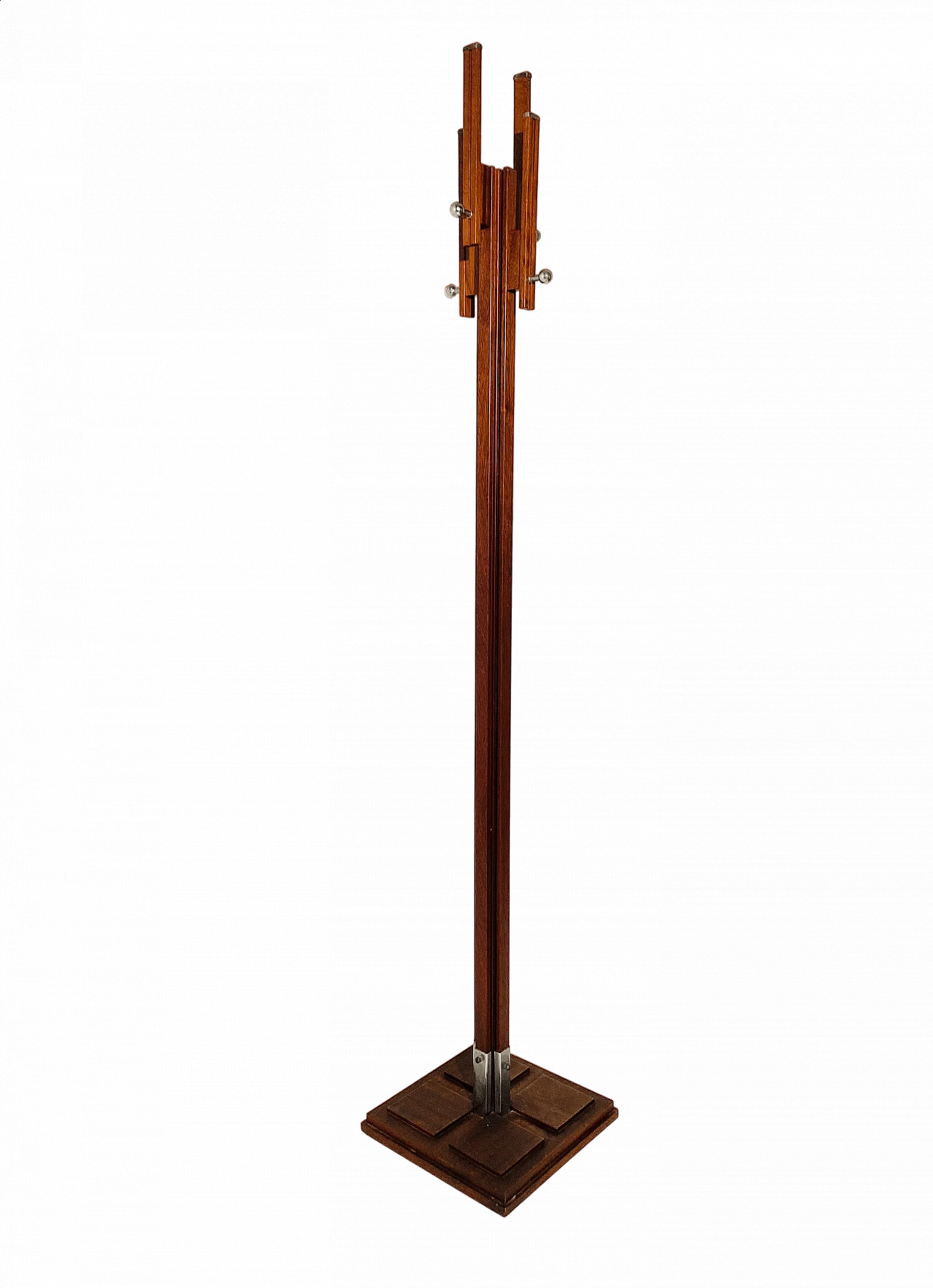 Mahogany coat stand by Carlo de Carli for FIAM, 1960s 7