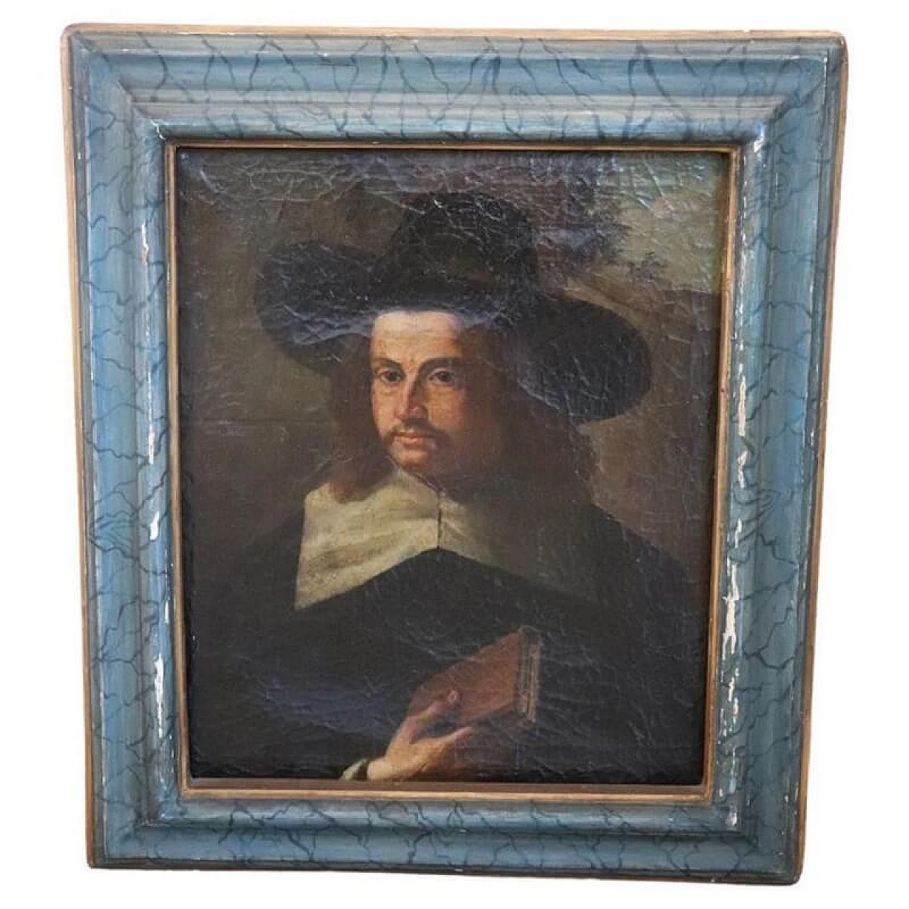 Portrait of gentleman, oil painting on canvas, first half of the 17th century 1