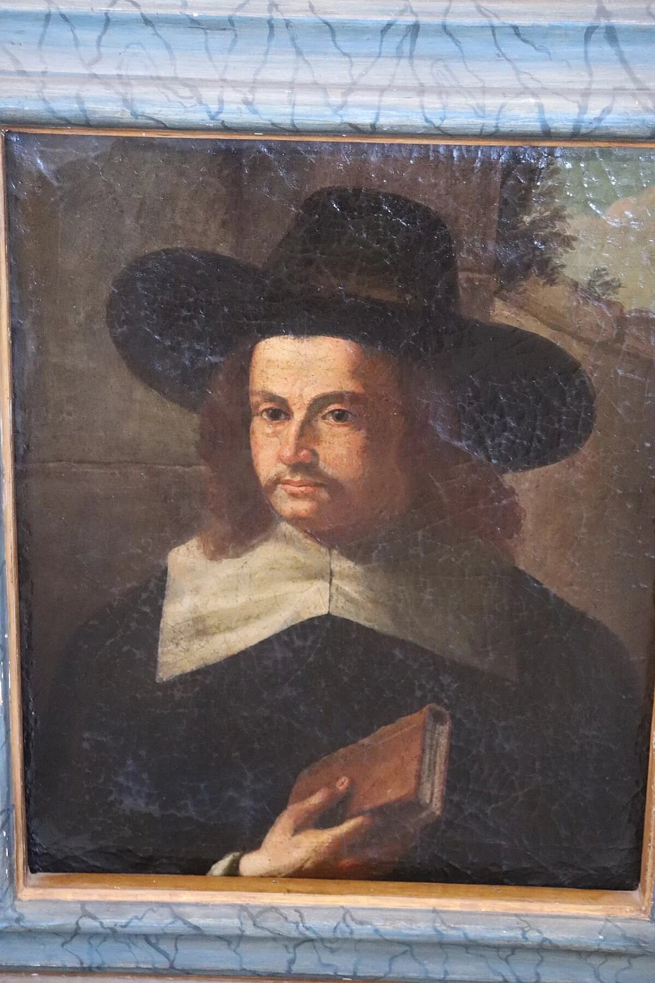 Portrait of gentleman, oil painting on canvas, first half of the 17th century 6