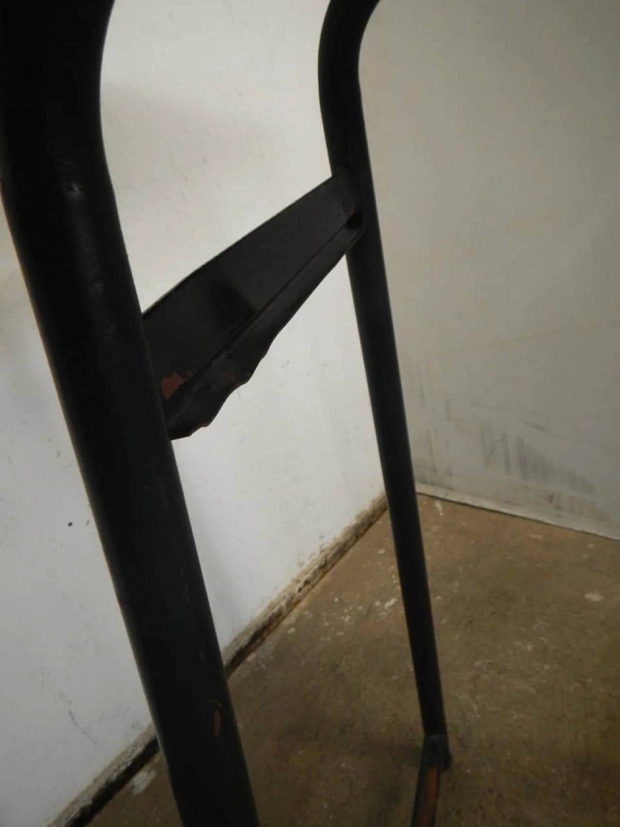 Wood, formica and iron school desk, 1960s 8