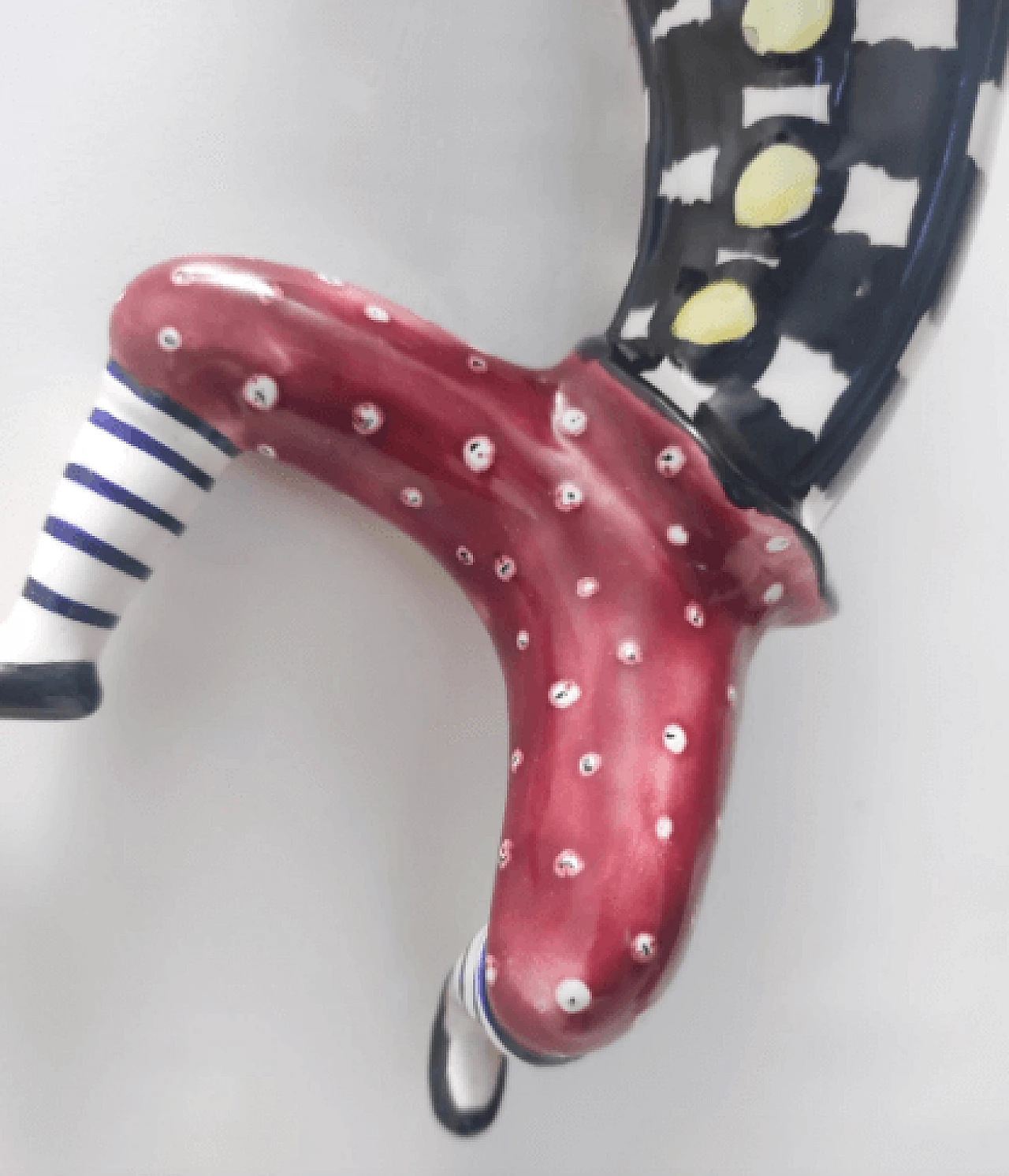 Ceramic clown wall light by Coronetti, 1950s 12