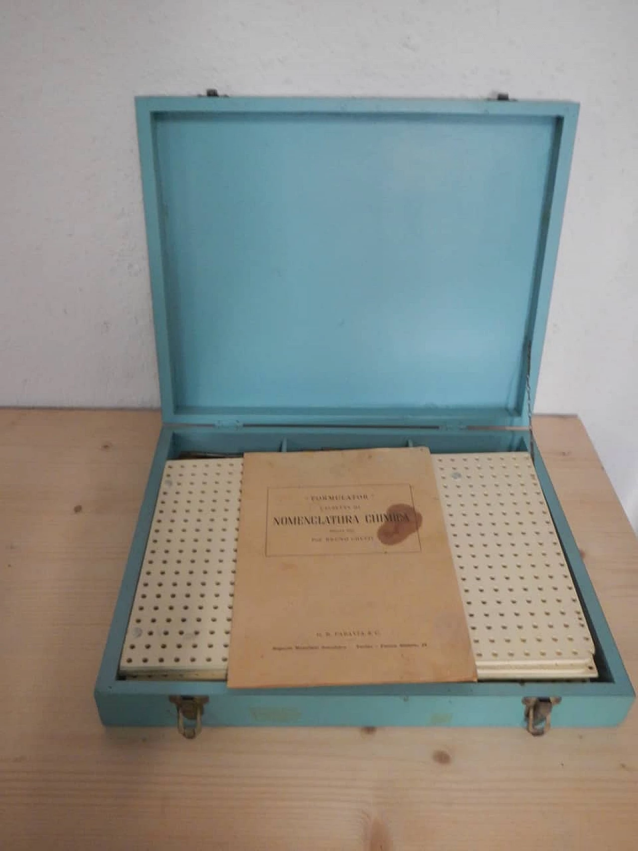 Formulator chemical nomenclature box for Paravia, 1948 2
