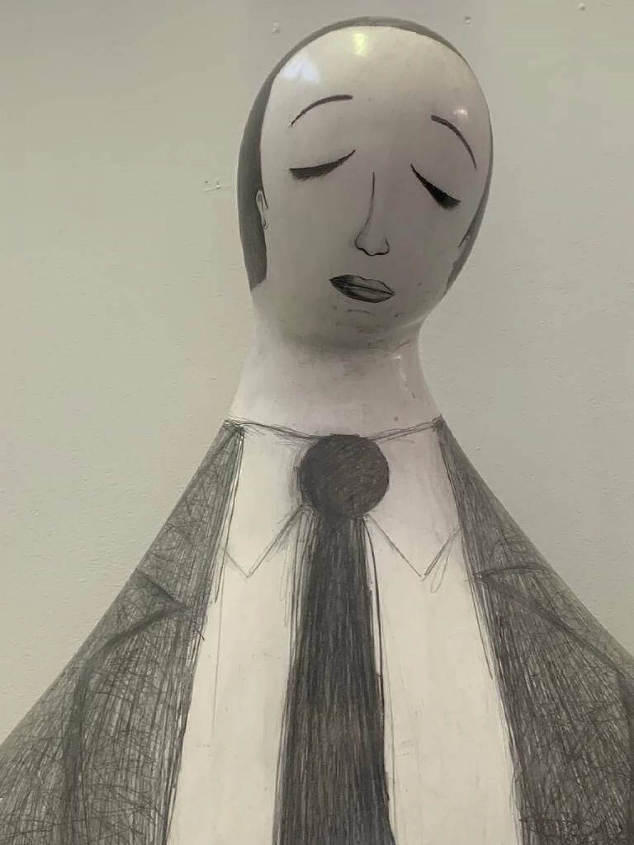 Yuri Zatarain, Thought of Love, terracotta and graphite, 2005 5