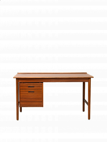 Teak desk with drawers, 1960s