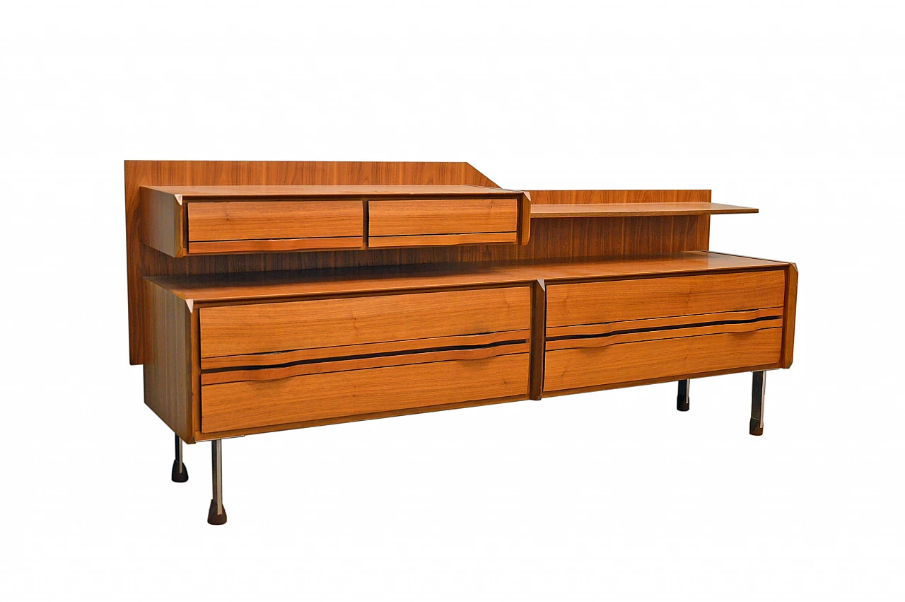 Credenza in teak di La Sorgente dei Mobili, anni '60 1