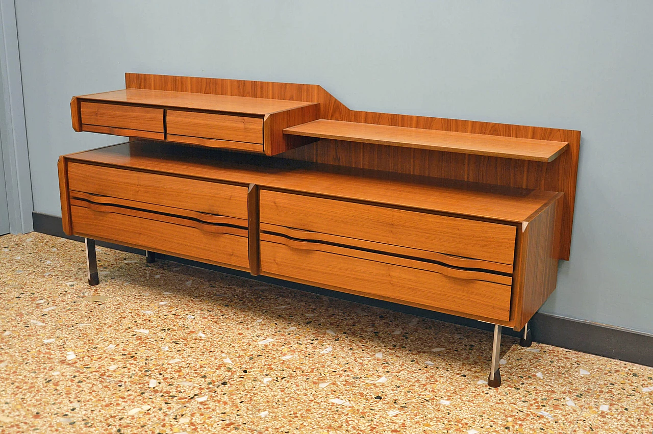 Credenza in teak di La Sorgente dei Mobili, anni '60 3