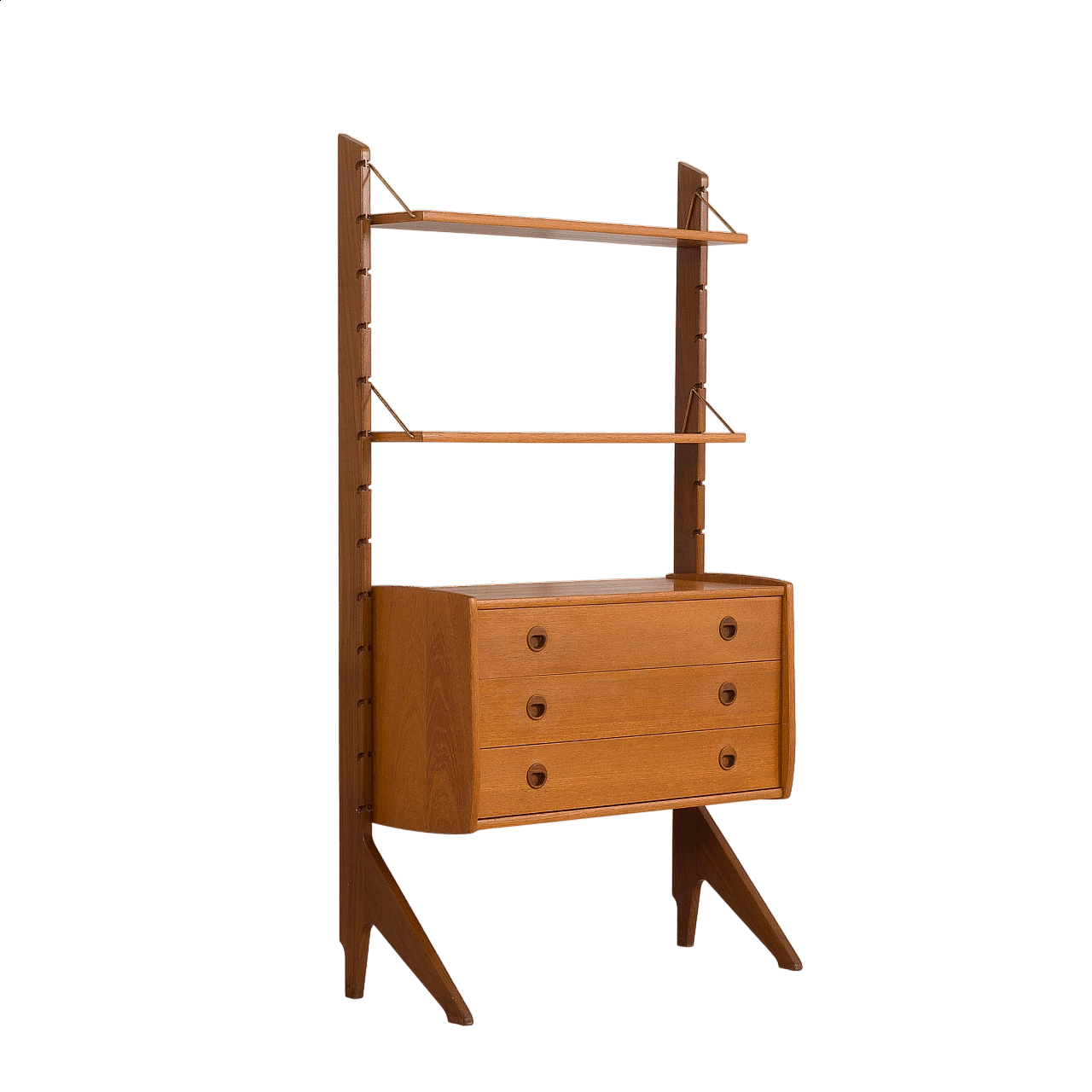 Ergo teak bookcase with drawers for Blindheim Mobelfabrikk, 1960s 14