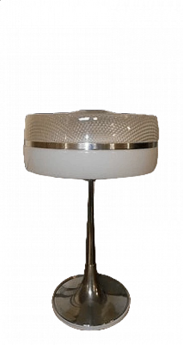 Space Needle table lamp in acrylic glass and steel, 1960s