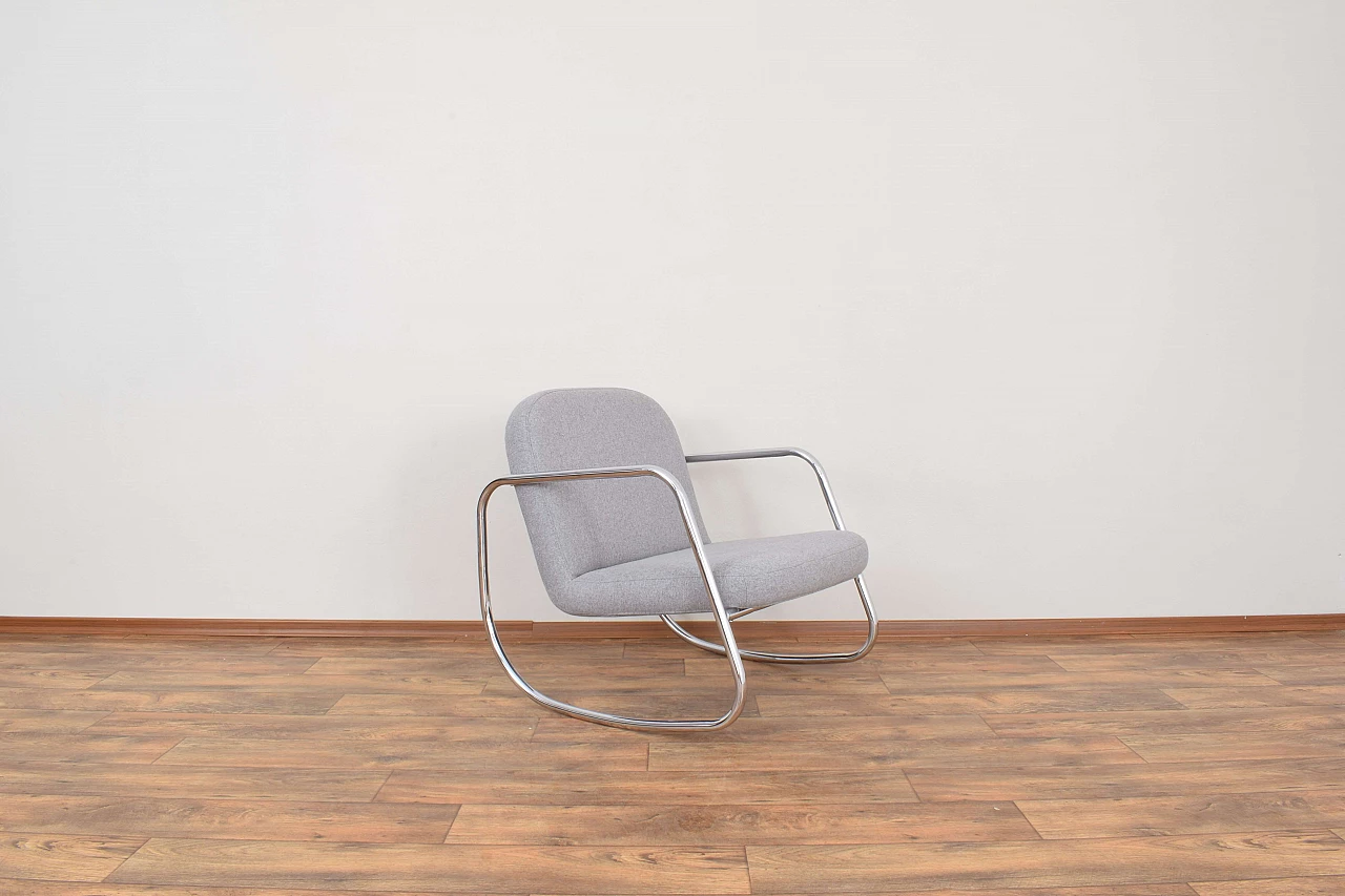 Bauhaus German Rocking Chair, 1960s. 2