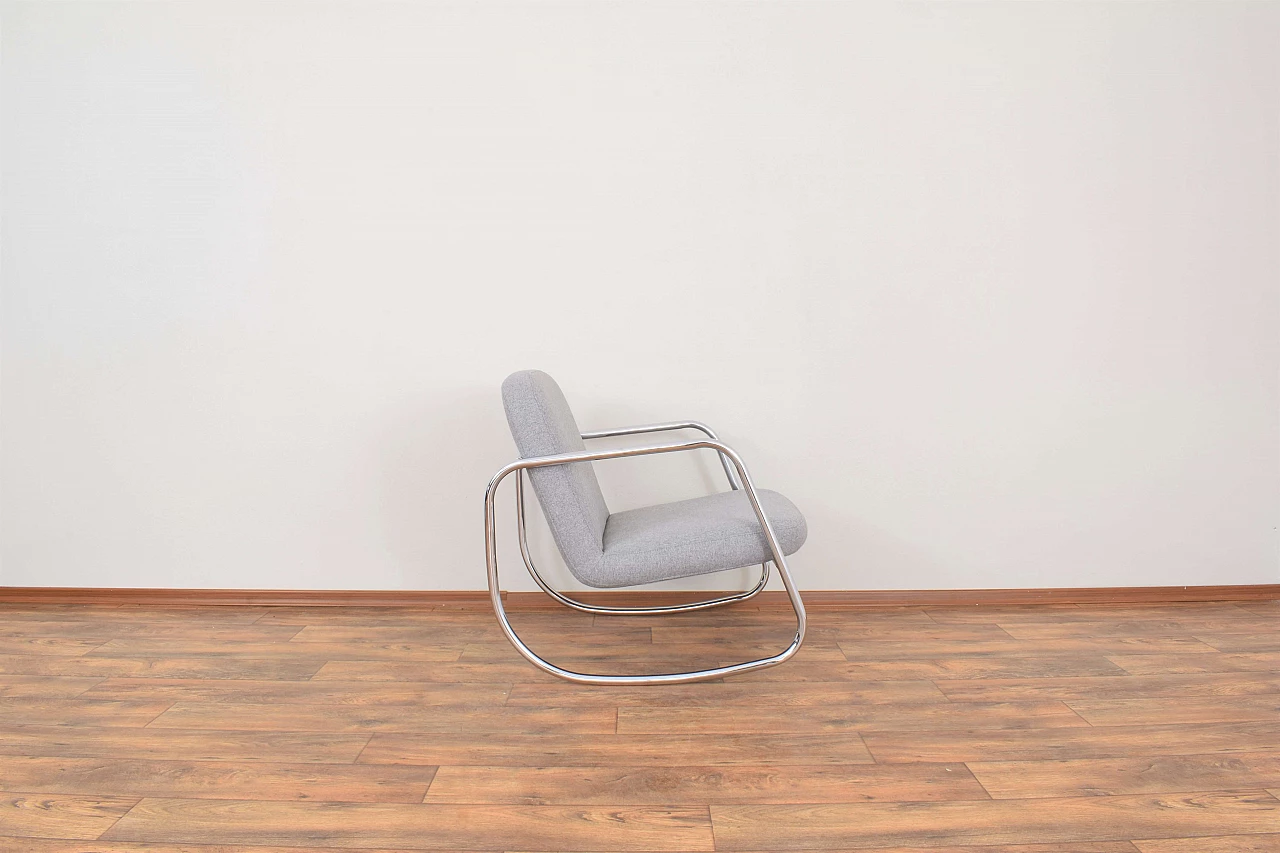 Bauhaus German Rocking Chair, 1960s. 3