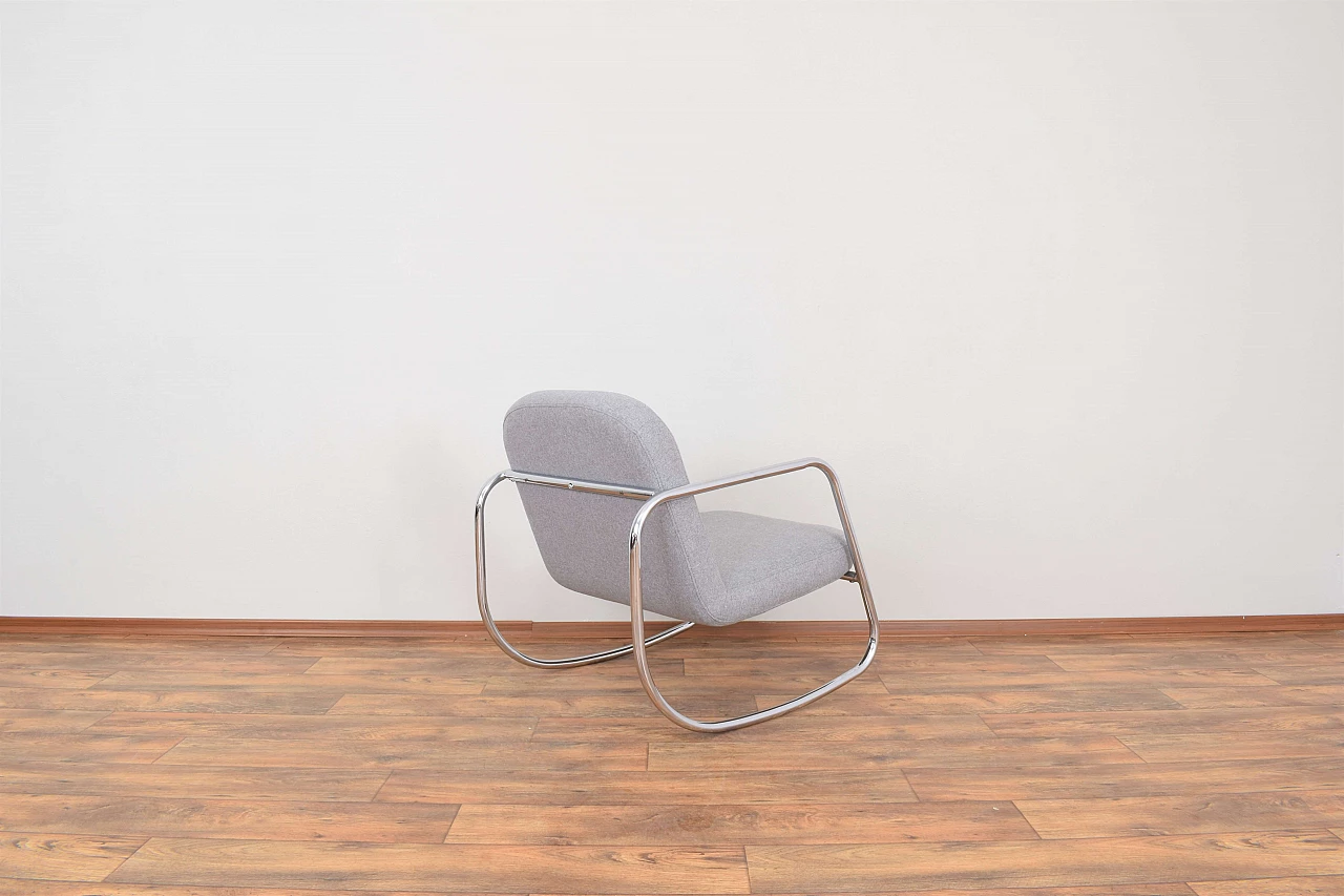 Bauhaus German Rocking Chair, 1960s. 5