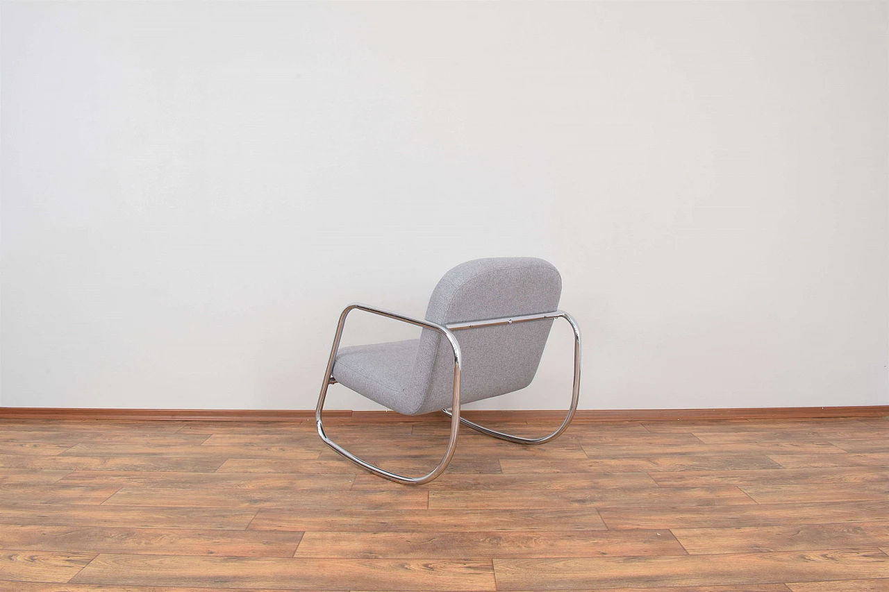 Bauhaus German Rocking Chair, 1960s. 6