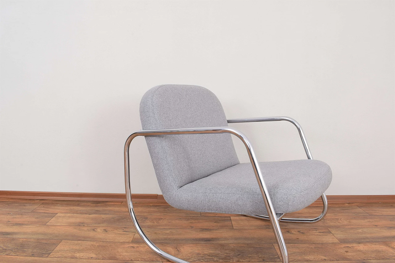 Bauhaus German Rocking Chair, 1960s. 7