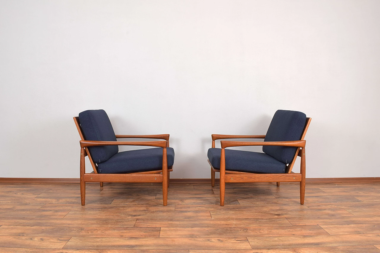 Coppia di poltrone Kolding di Erik Wørts per Ikea, anni '60 2