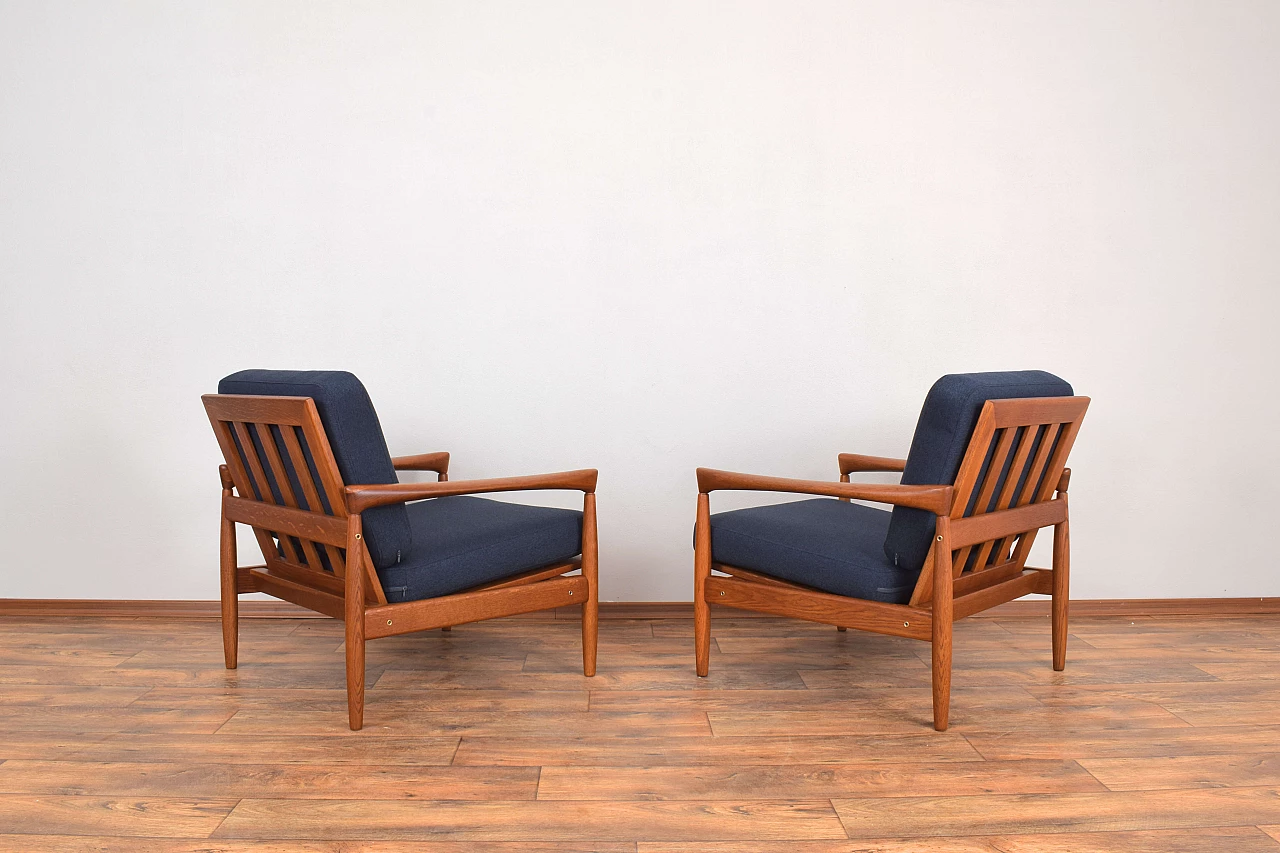 Coppia di poltrone Kolding di Erik Wørts per Ikea, anni '60 3