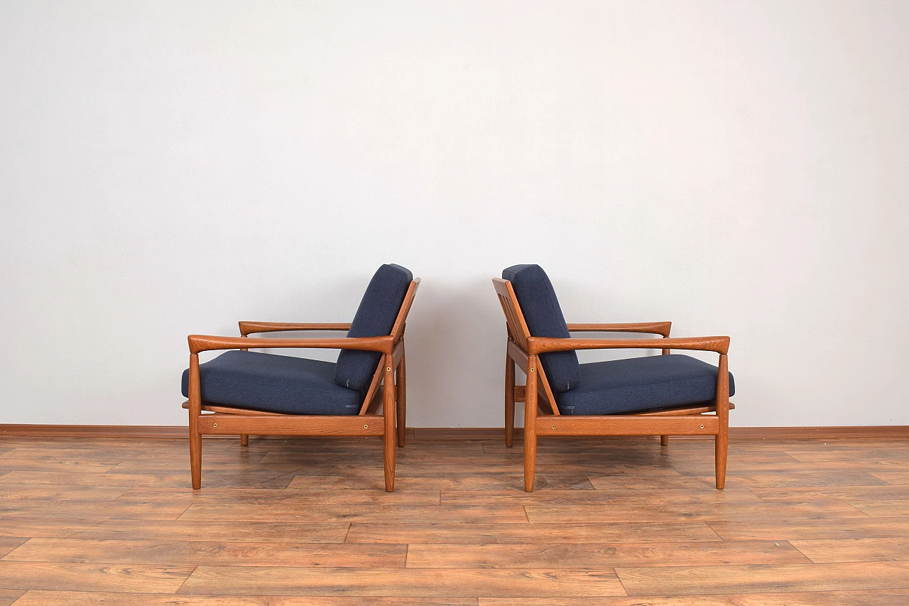 Coppia di poltrone Kolding di Erik Wørts per Ikea, anni '60 4