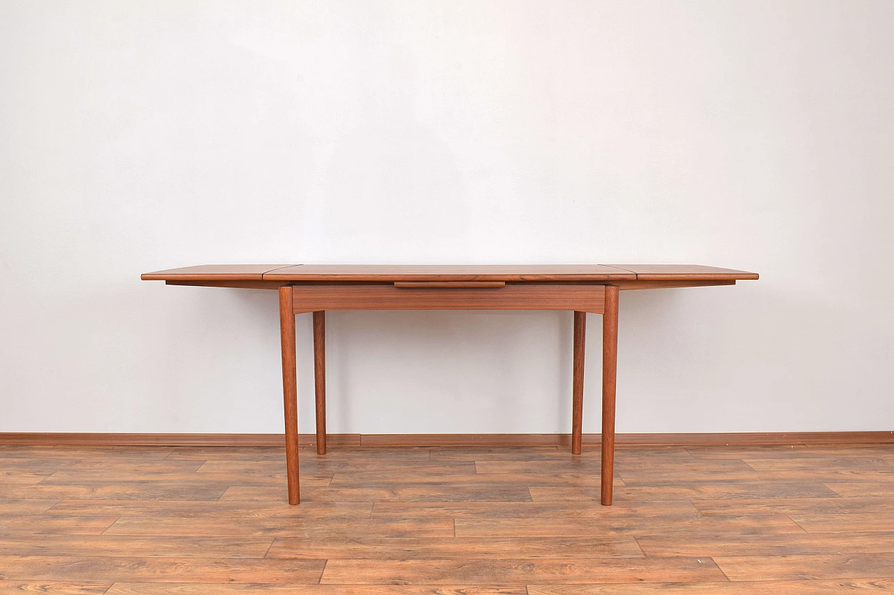 Teak extendible table, 1960s 4