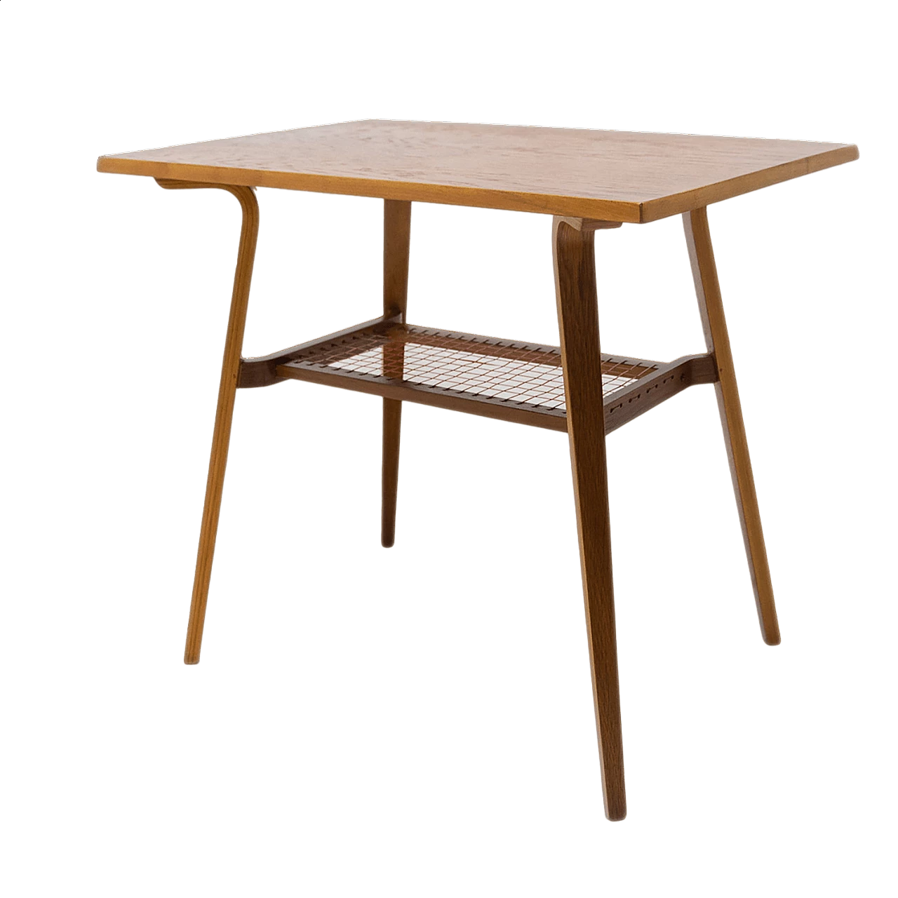 Oak coffee table by Drevopodnik Holesov, 1970s 16