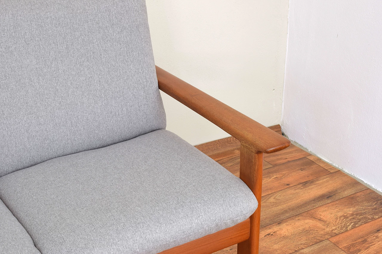 Coppia di divani, poltrona e tavolino di Knoll, anni '60 11