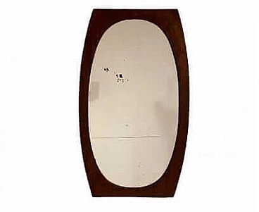 Mirror with wood frame, 1950s