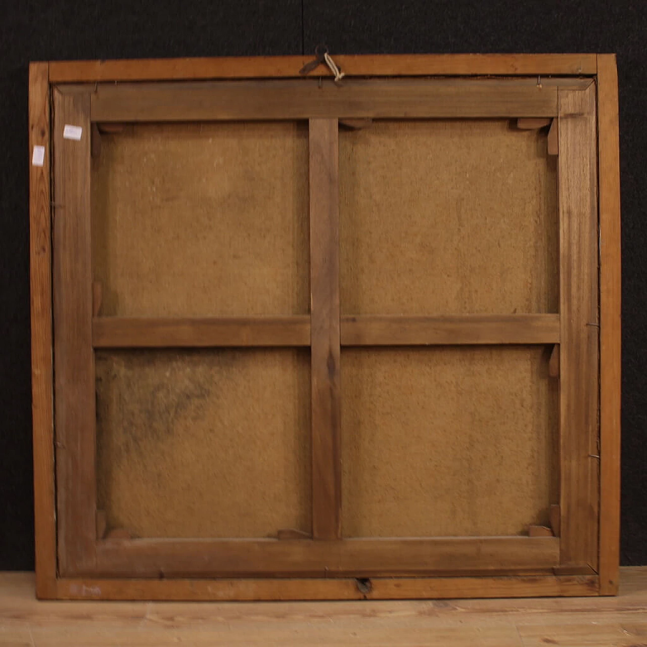 Painting depicting gallant feast in the woods, oil on canvas, 18th century 12