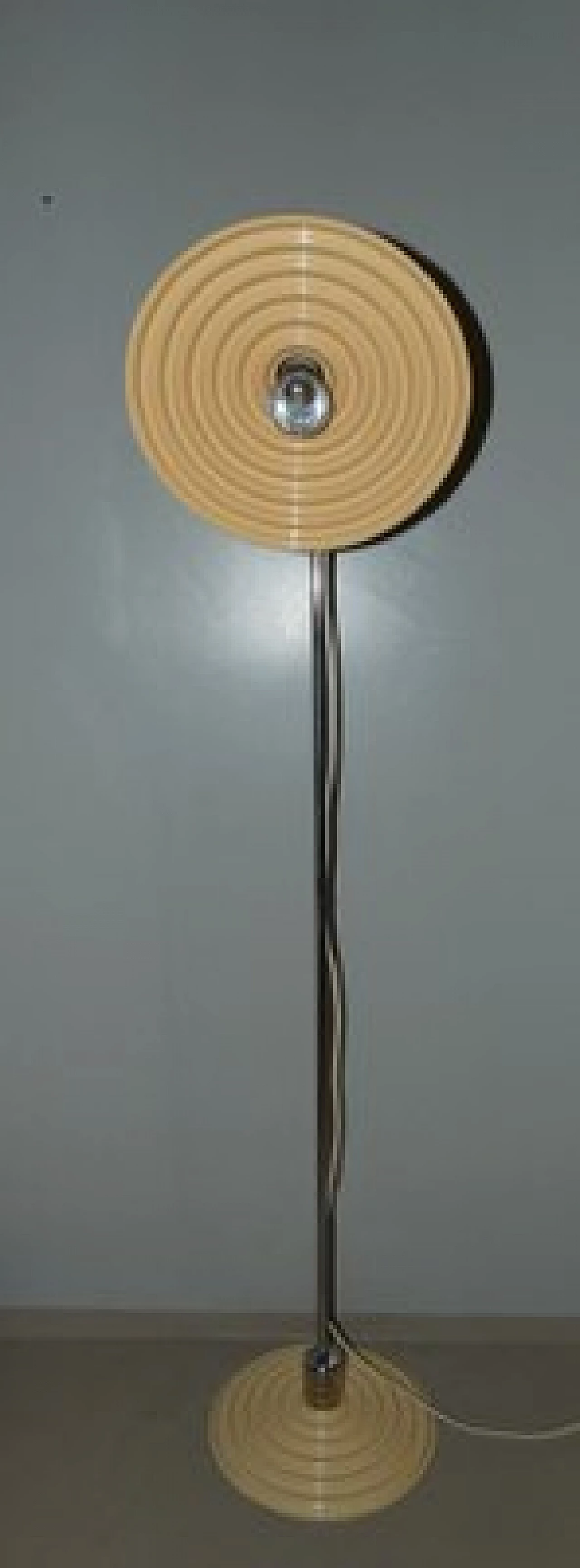 Reading lamp with disc lampshade and base, 1960s 2