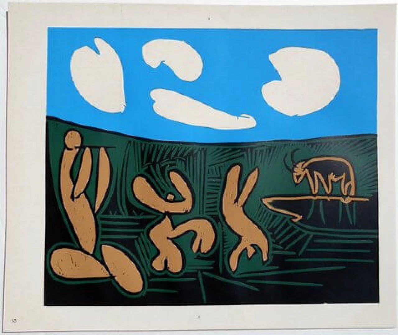 Pablo Picasso, Bacchanal, linocut, 1962 1