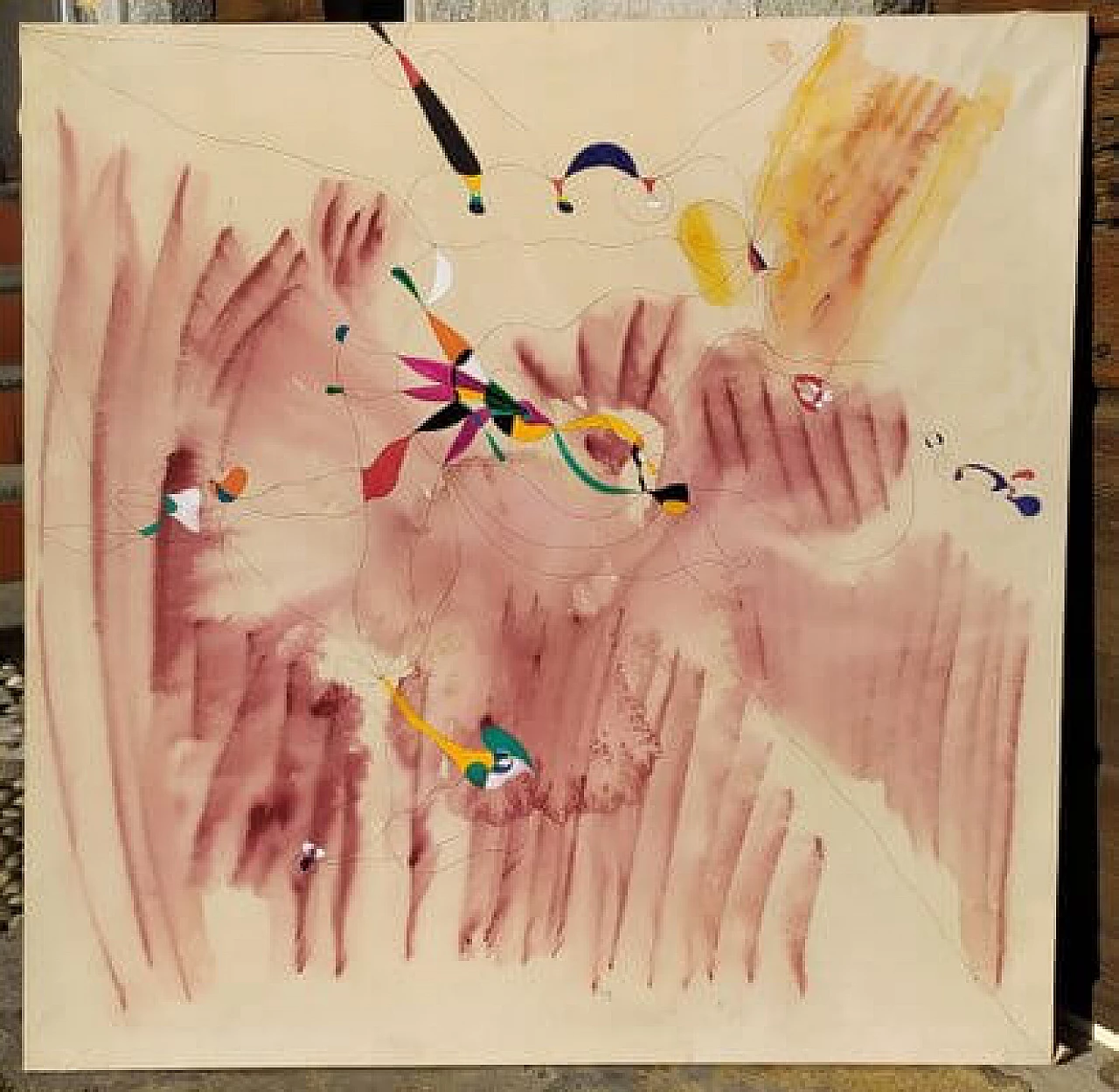 Robert Jay Wolff, Painting, oil on canvas, 1970 1