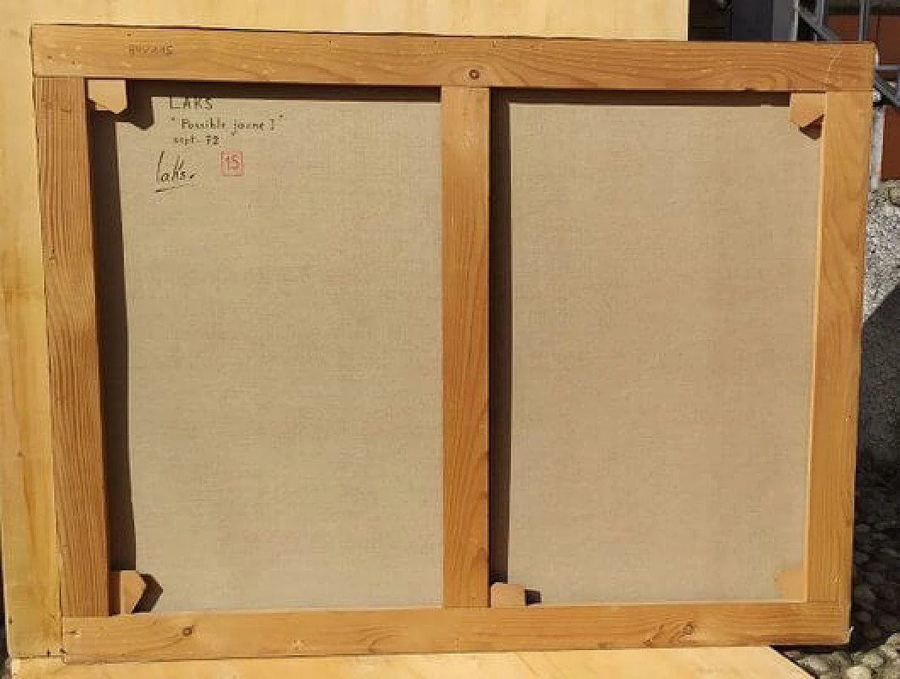 Victor Lacks, Possible jaune I, acrilico su tela, 1972 2