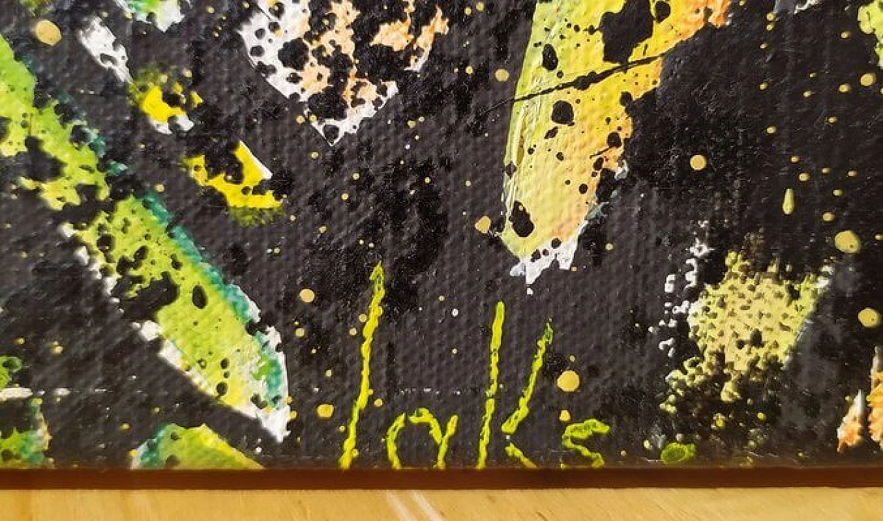 Victor Lacks, Possible jaune I, acrylic on canvas, 1972 4