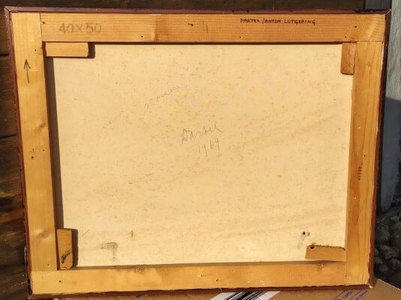 Anton Lutgerink Dartel, olio su tela, 1964 2