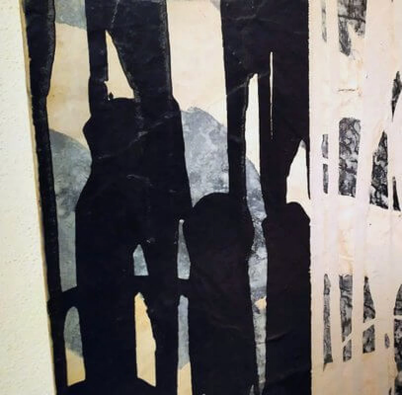 Kalina Richard, Object lesson, acrilico, collage e smalto su tela, 1990 2