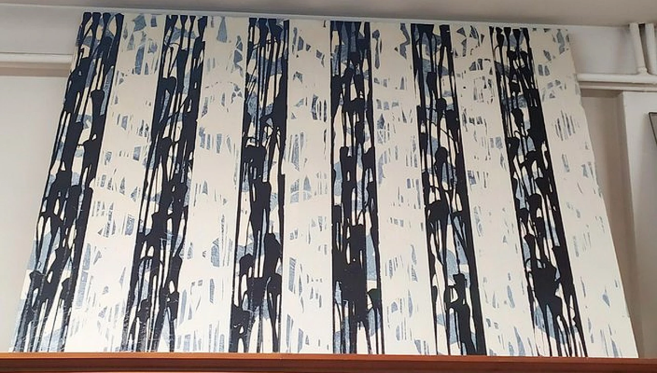 Kalina Richard, Object lesson, acrilico, collage e smalto su tela, 1990 3