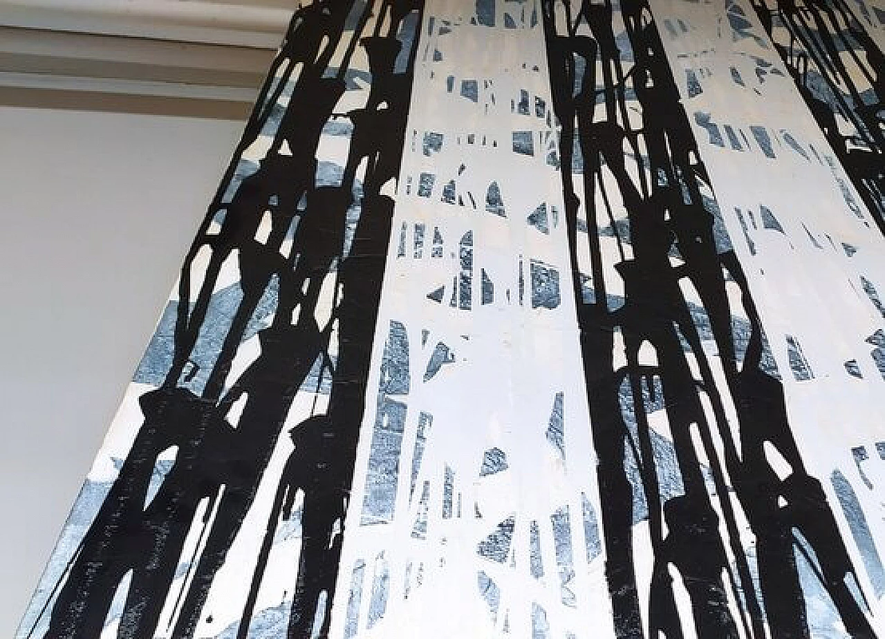 Kalina Richard, Object lesson, acrilico, collage e smalto su tela, 1990 4