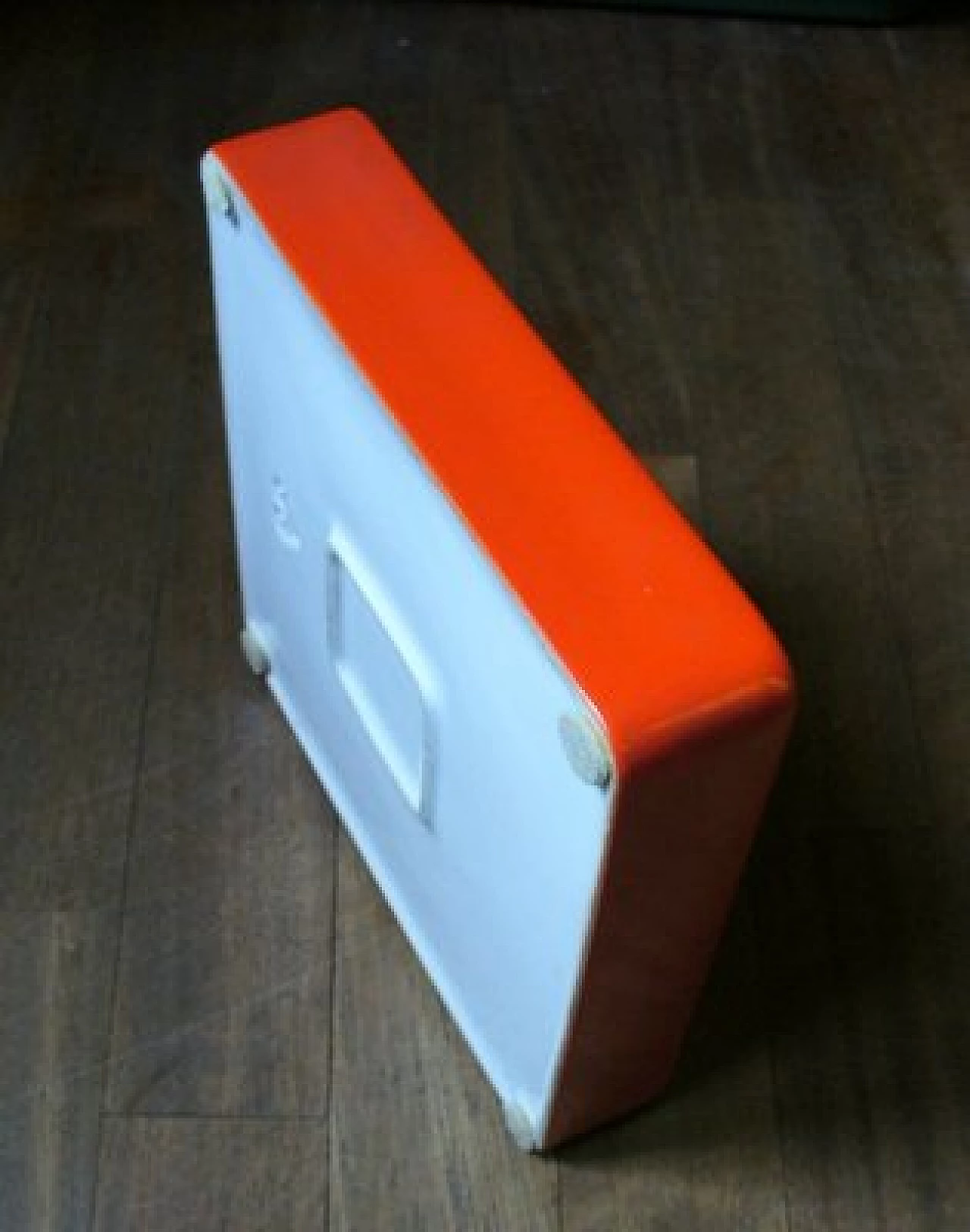 Orange ceramic ashtray by Angelo Mangiarotti for Fratelli Brambilla, 1968 2