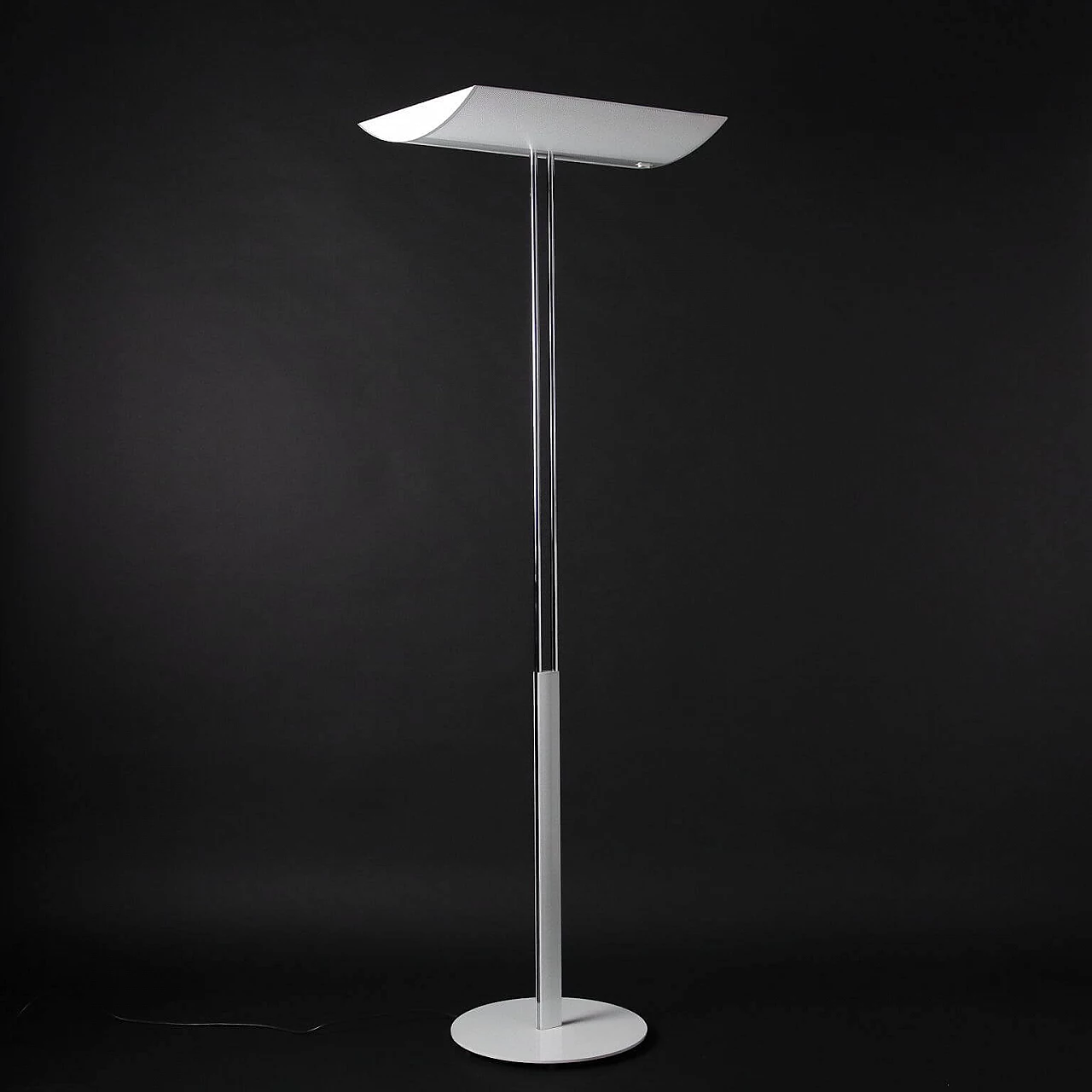 Lampada da terra in metallo di Regent, anni '90 1