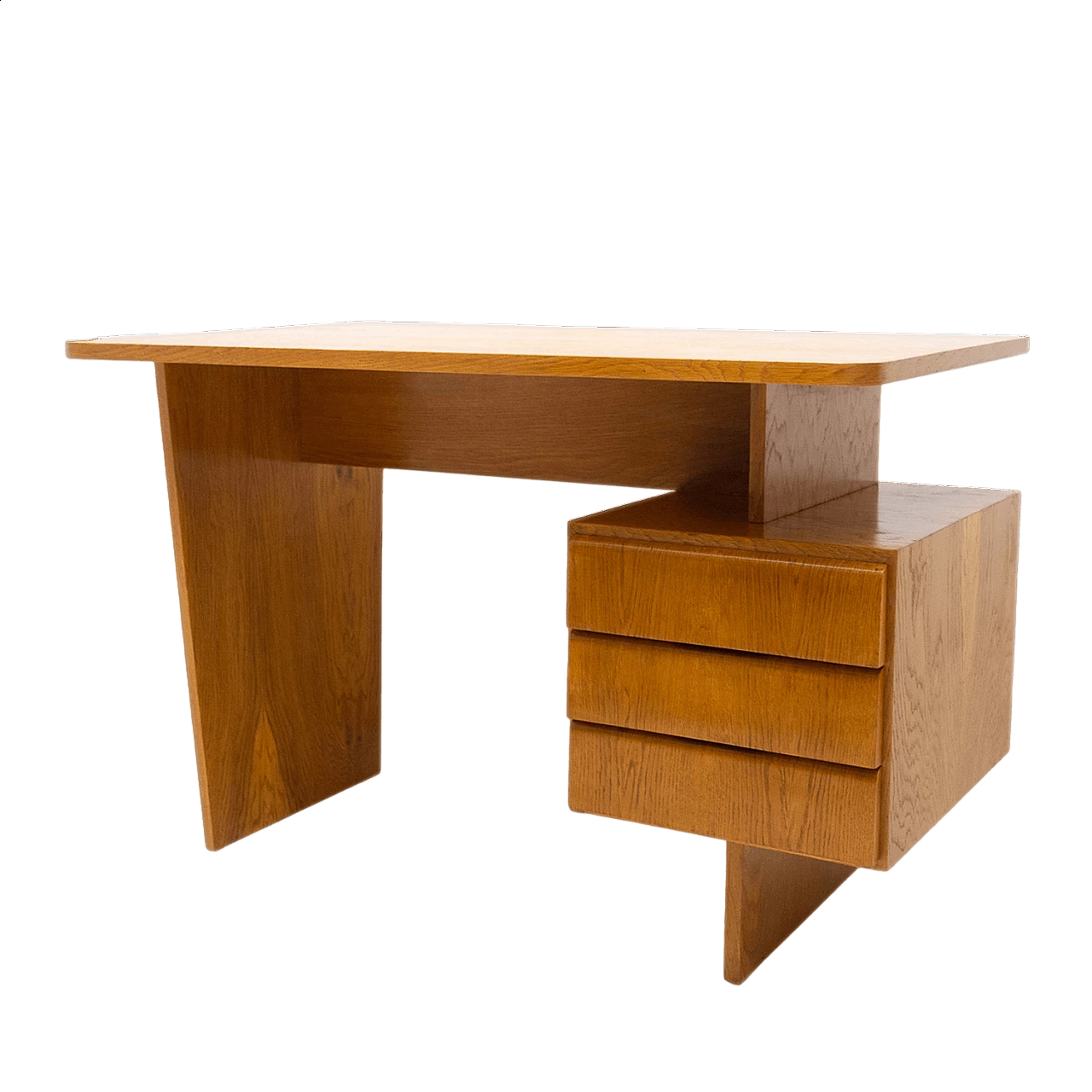 Scrivania in faggio di Bohumil Landsman per Jitona, anni '70 22