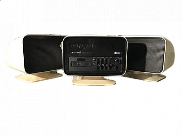 Calypso de Luxe TCM-5000 clock radio with speakers by CBC, 1960s