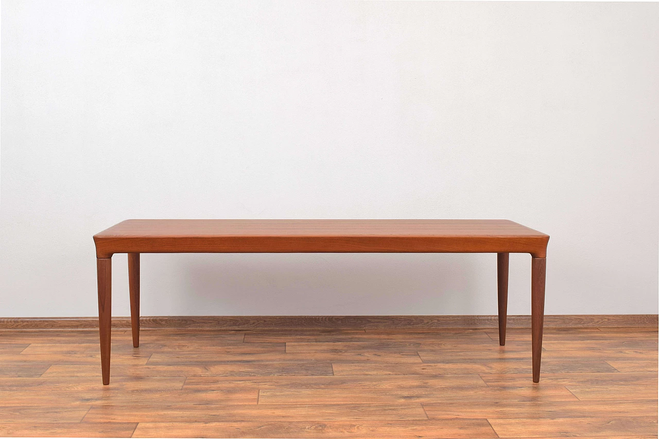 Teak coffee table by Johannes Andersen for CFC Silkeborg, 1960s 3