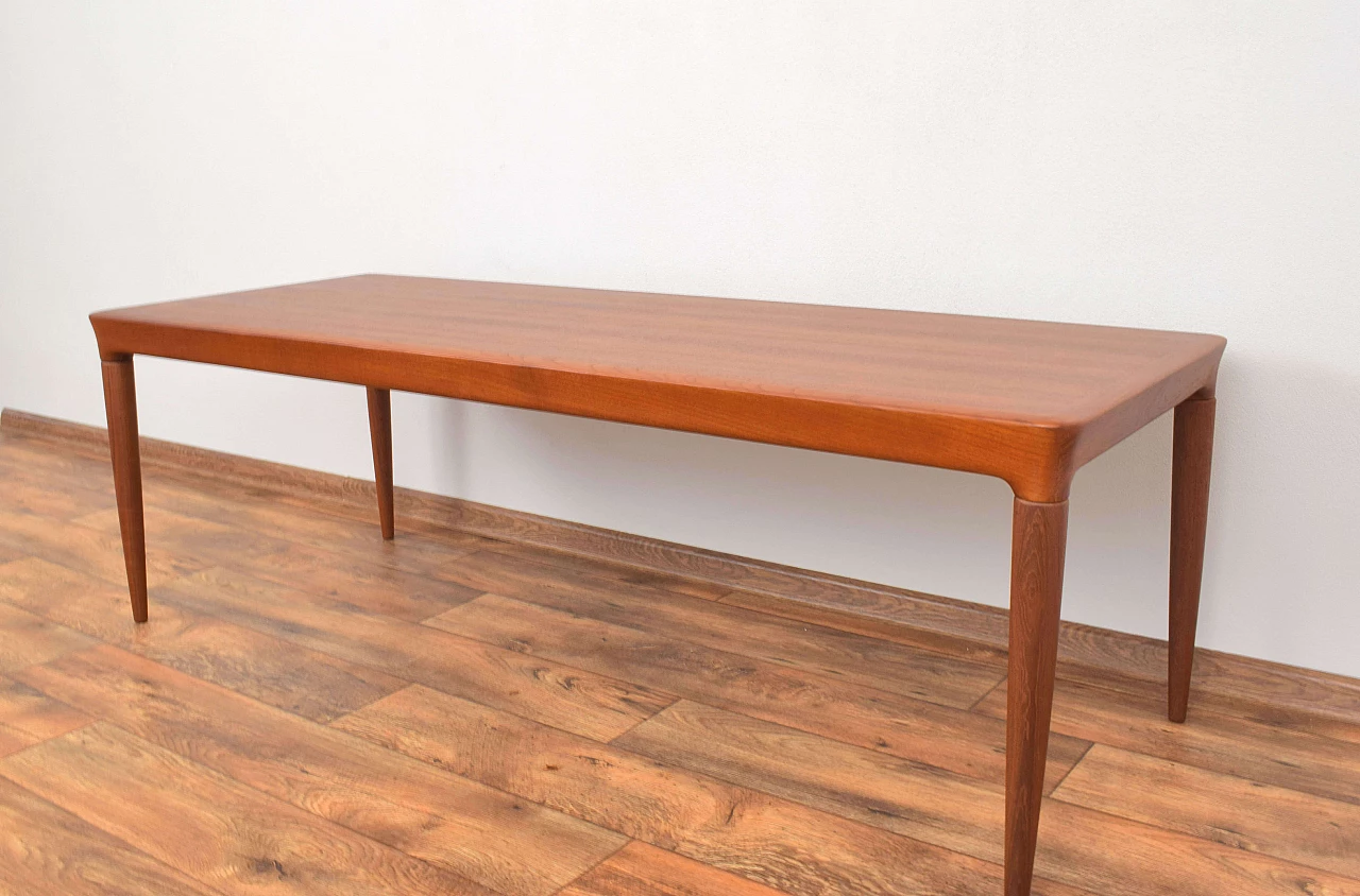 Teak coffee table by Johannes Andersen for CFC Silkeborg, 1960s 6