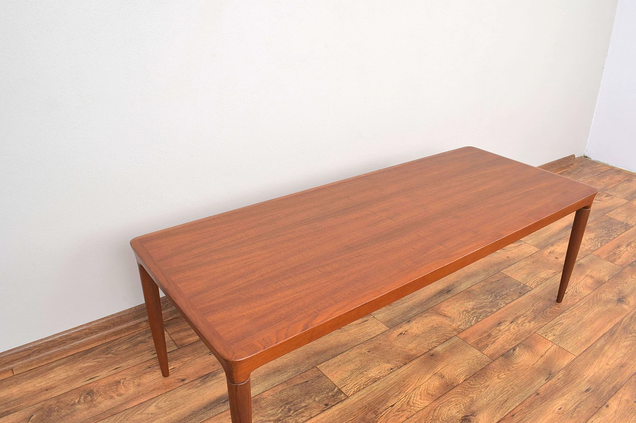 Teak coffee table by Johannes Andersen for CFC Silkeborg, 1960s 9