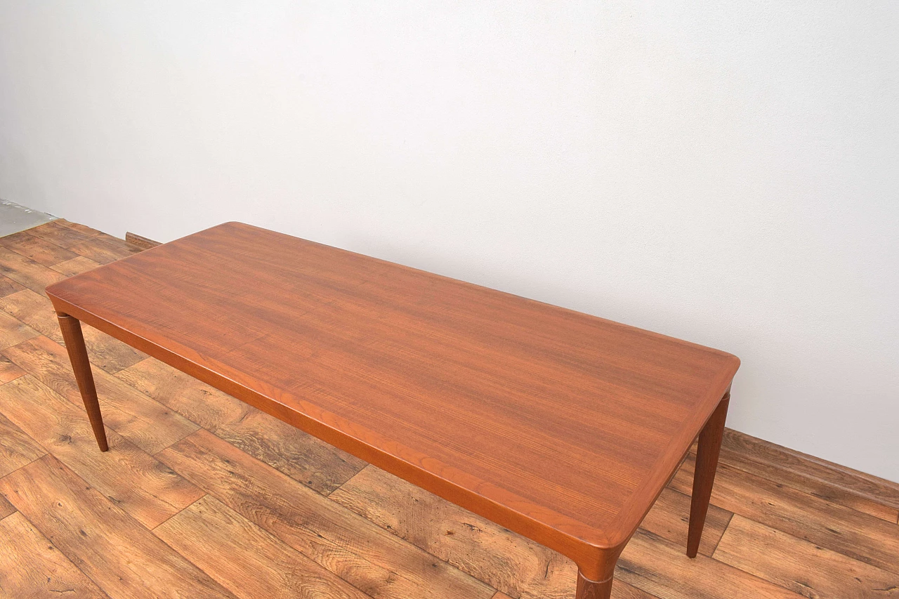 Teak coffee table by Johannes Andersen for CFC Silkeborg, 1960s 10