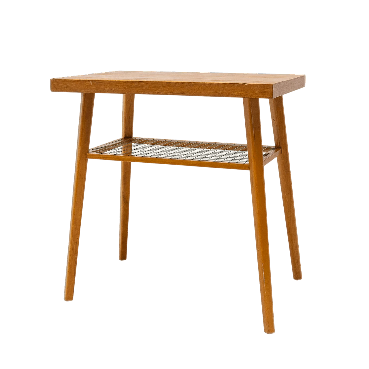 Oak coffee table for Drevopodnik Holesov, 1960s 15