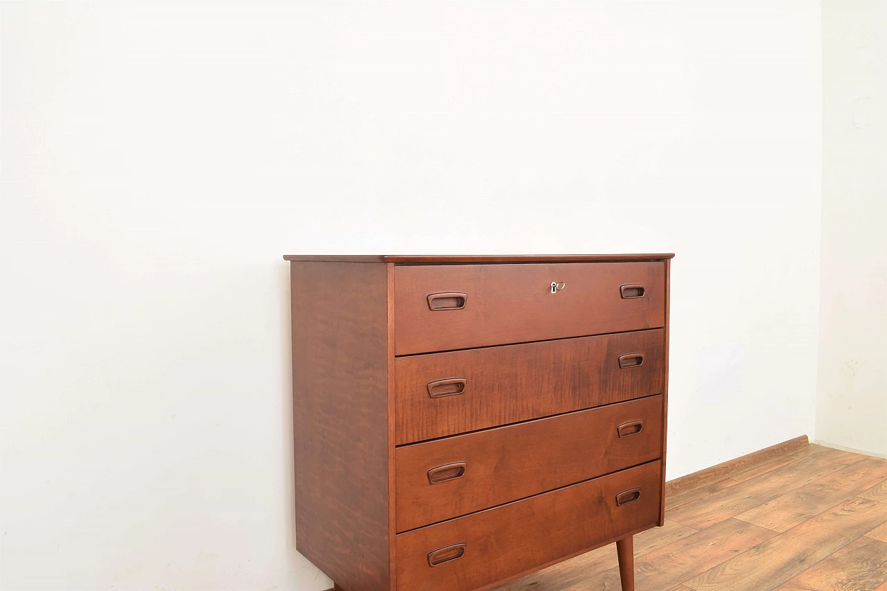 Danish birch chest of drawers, 1960s 8