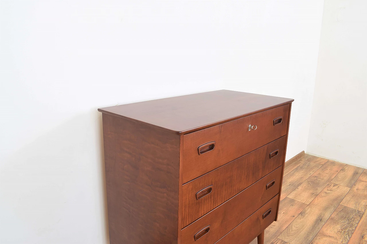 Danish birch chest of drawers, 1960s 10