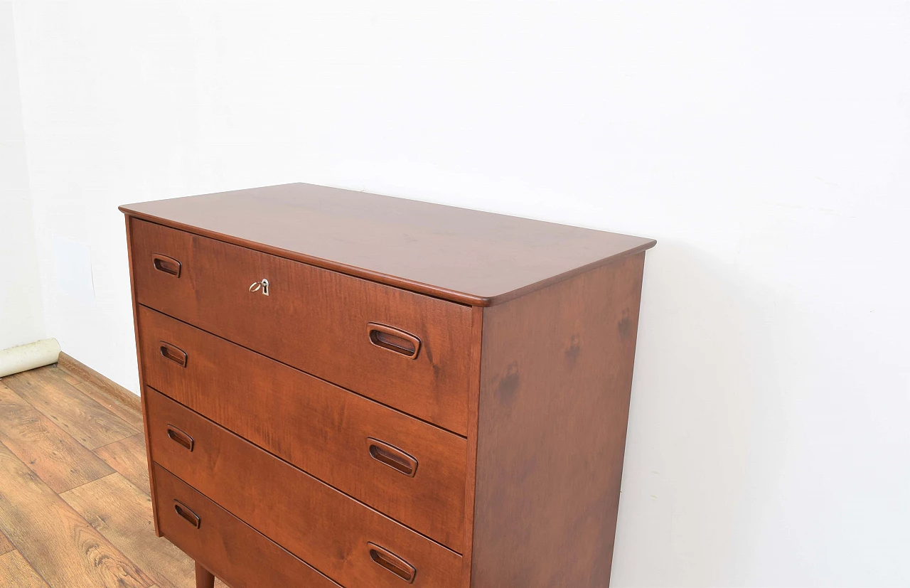 Danish birch chest of drawers, 1960s 11