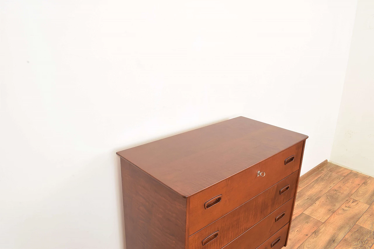 Danish birch chest of drawers, 1960s 12