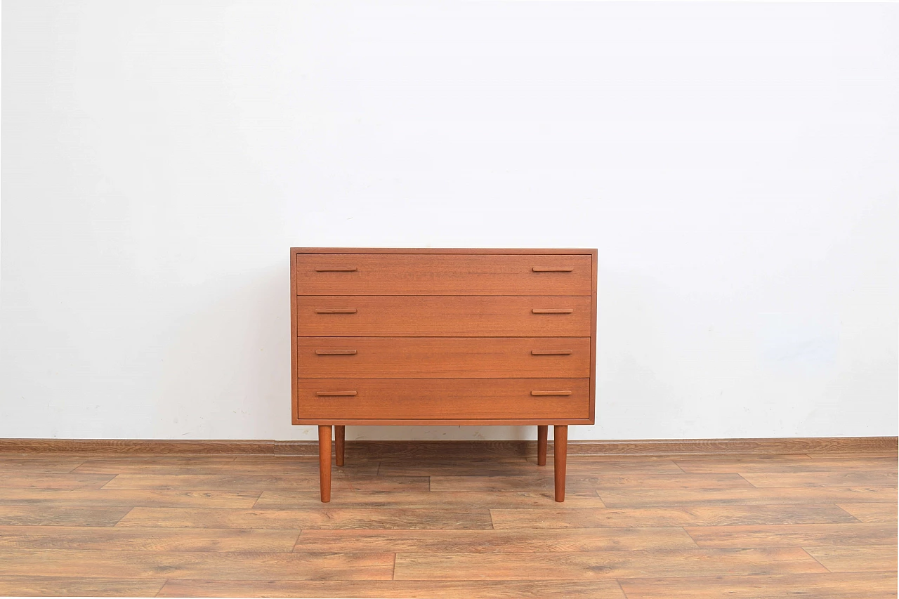 Teak chest of drawers by Kai Kristiansen for FM Møbler, 1960s 1